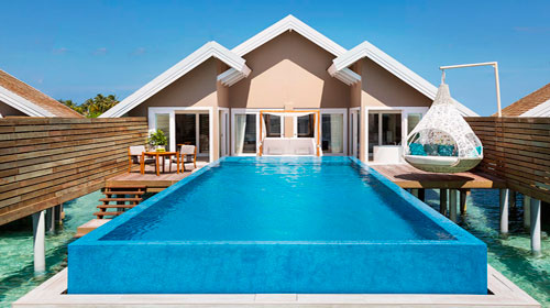 Temptation Water Pool Villa Lux South Maldivas