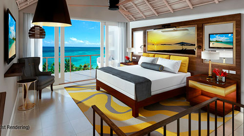 Caribbean Honeymoon Beachfront Two Story