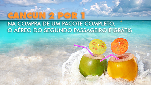 Promoção Caribe 2x1