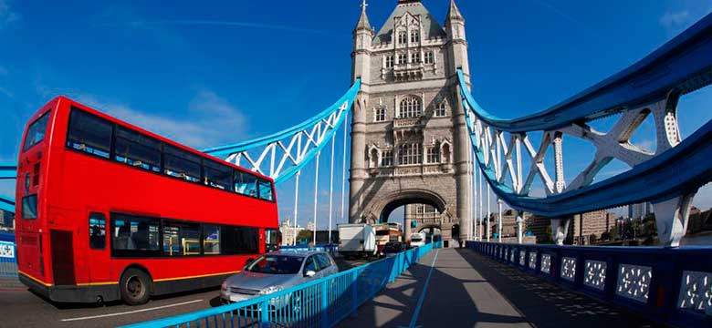 Pacotes para Inglaterra e Escócia