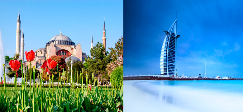 Pacote Imperdível para Istambul, Índia e Dubai com aéreo