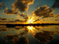 por do sol em belize