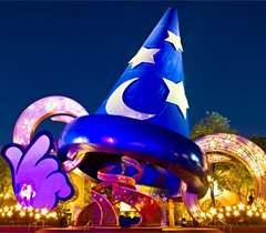 Pacotes para a Disney