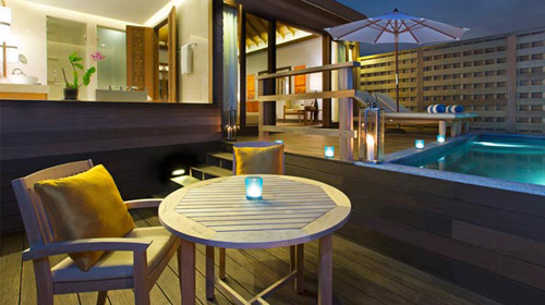 Deluxe Over Water Pool Bungalow