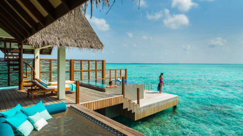 Sunset / Sunrise Water Villa with Pool
